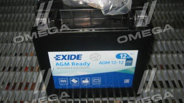 Акумулятор 12Ah-12v Exide AGM (150х87х145), L, EN200