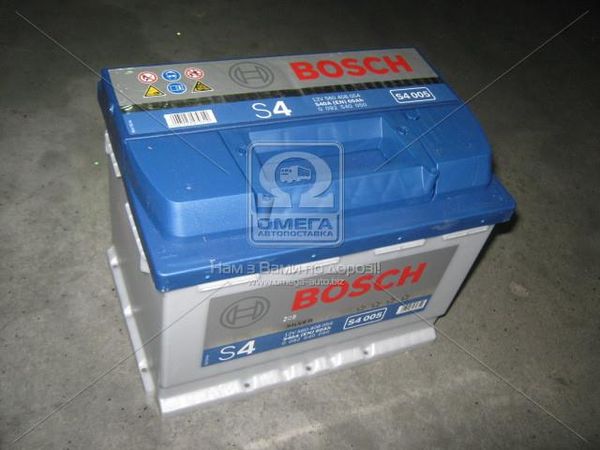 Акумулятор 60Ah-12v BOSCH (S4005) (242x175x190),R,EN540