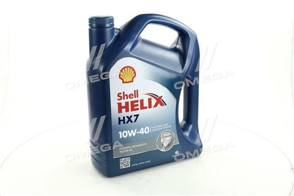 Масло моторн. SHELL Helix HX7 SAE 10W-40 (Канистра 4л)