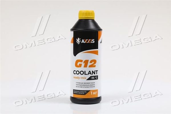 Антифриз YELLOW G12 Сoolant Ready-Mix -36°C (жовтий) (Каністра 1кг)