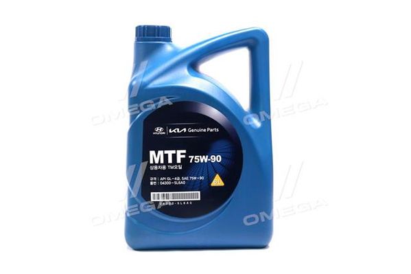 Олива трансміс. Hyundai/Kia MTF Gear Oil 75W-90 04300-5L6A0 (Каністра 6л)