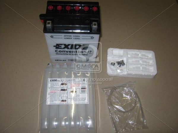 Аккумулятор 14Ah-12v Exide (EB14-A2) (134х89х166) L, EN145
