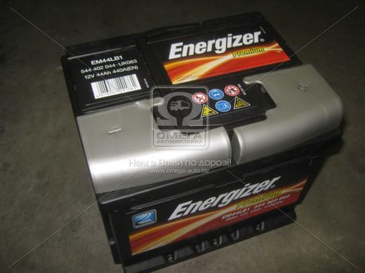 Аккумулятор 44Ah-12v Energizer Prem.(207х175х175), R,EN440
