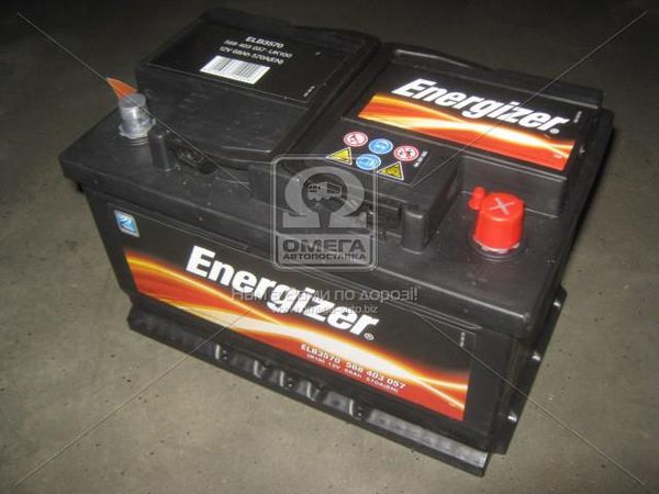 Аккумулятор 68Ah-12v Energizer (278х175х175), R,EN570