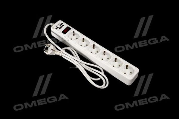Мережевий фільтр-подовжувач з USB2 Optima Base 6 1,5m WHITE провід 3*0,75мм2