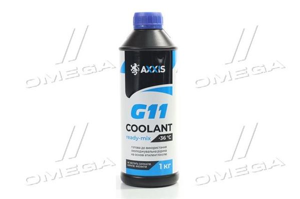Антифриз BLUE G11 Сoolant Ready-Mix -36°C  (cиний) (Канистра 1кг)