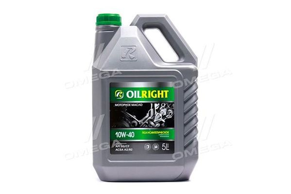 Масло моторн. OIL RIGHT 10W-40 SG/CF (Канистра 5л)
