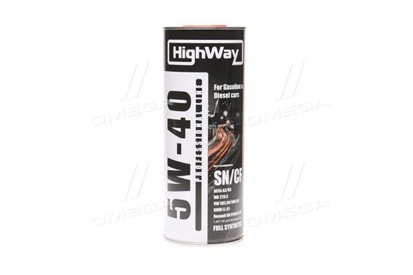 Масло моторн. HighWay 5W-40 SN/CF (Канистра 1л)