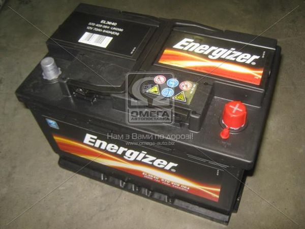 Аккумулятор 70Ah-12v Energizer (278х175х190), R,EN640