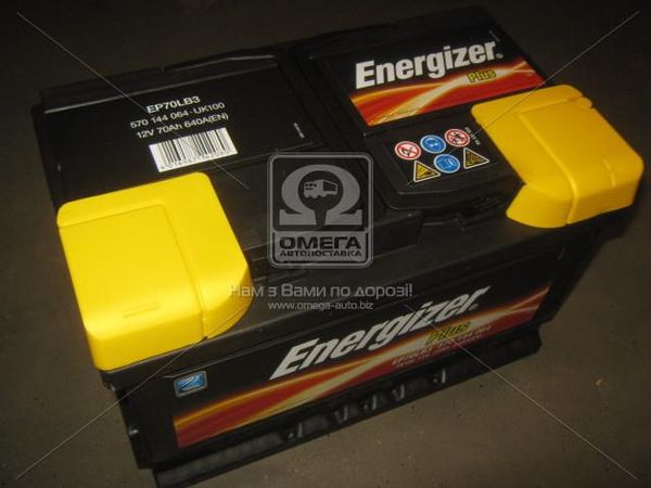 Акумулятор 70Ah-12v Energizer Plus (278х175х175), R, EN640