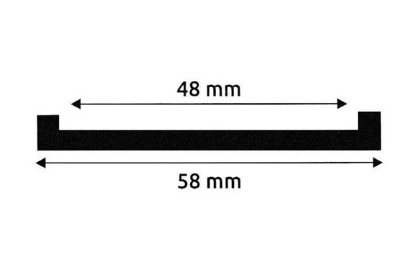 Прокладання хомута кріплення бака паливного 48 MM (10 M) (TEMPEST)