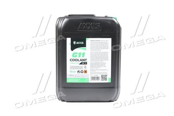 Антифриз GREEN G11 Сoolant Ready-Mix -36°C (зеленый) (Канистра 10)