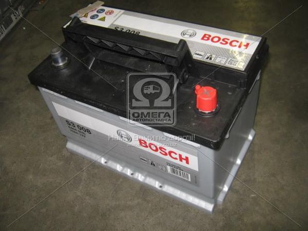 Аккумулятор 70Ah-12v BOSCH (S3008) (278x175x190),R,EN640