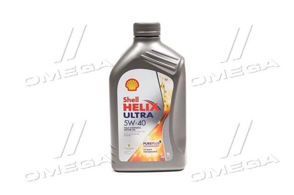 Олива моторна SHELL Helix Ultra SAE 5W-40 (Каністра 1л)