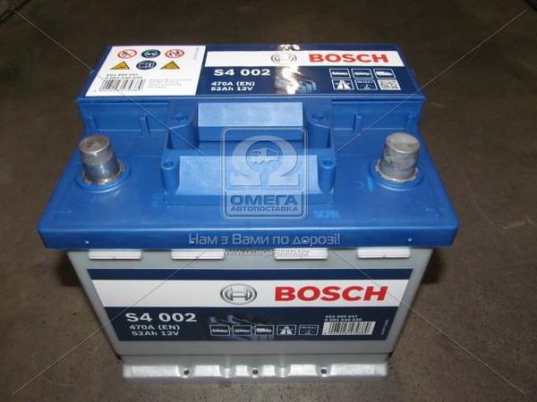 Аккумулятор 52Ah-12v BOSCH (S4002) (207x175x190),R,EN470