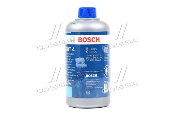 Жидкость торм. DOT4 (0,5л) (пр-во Bosch)
