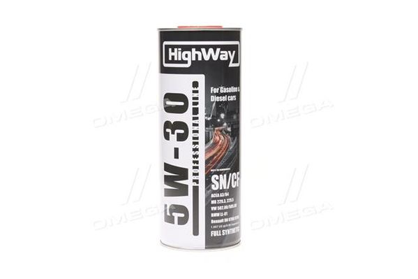 Олива моторна HighWay 5W-30 SN/CF (Каністра 1л)