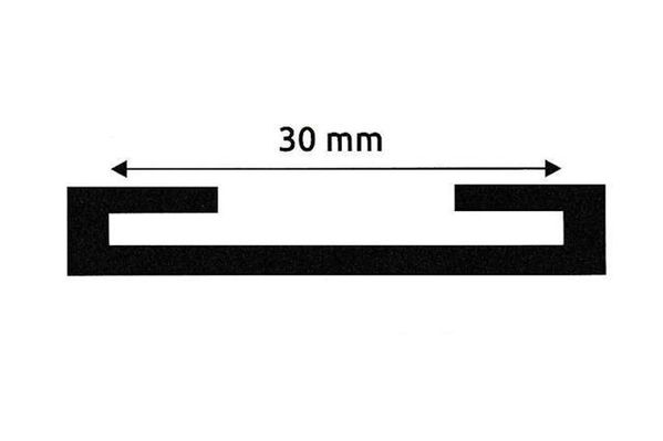 Прокладання хомута кріплення бака паливного 30 MM (10 M) (TEMPEST)