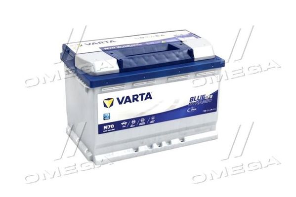 Аккумулятор 70Ah-12v VARTA BD EFB (278х175х190),R,EN760