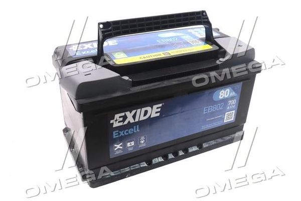 Аккумулятор 80Ah-12v Exide EXCELL(315х175х175),R,EN700