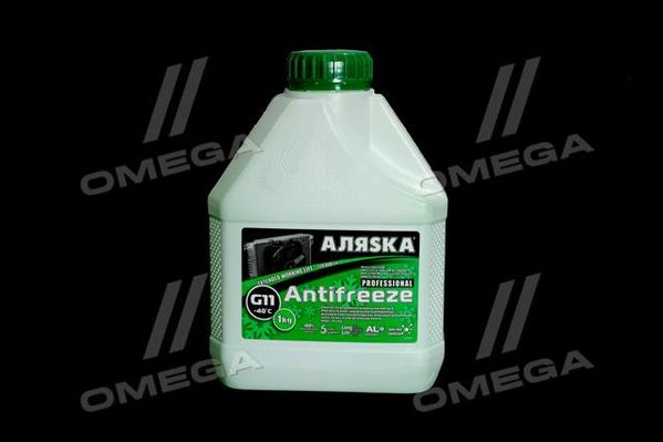 Антифриз АЛЯSКА ANTIFREEZE-40 (зеленый) Канистра 1л/0,98кг