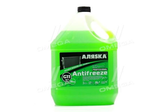 Антифриз АЛЯSКА ANTIFREEZE-30 (зеленый) 10кг